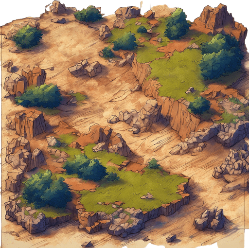 Added more scenery such as cliffs