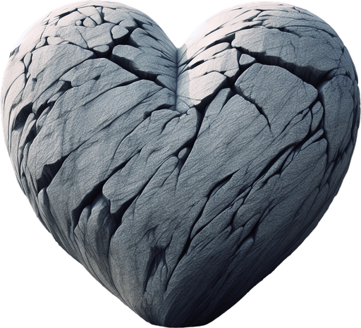 a big stone heart