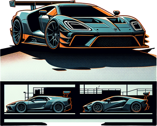 Lamborghini.
Single Game Texture. In-Game asset. 2d. Blank background. High contrast. No shadows.