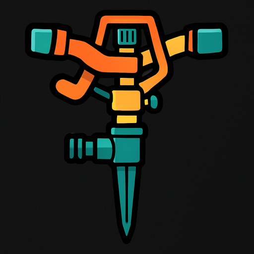 Aspersor.
In-Game asset.  2d.  High contrast.  No shadows