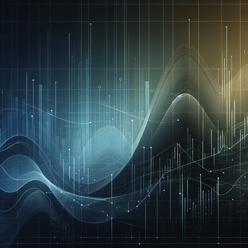 A Technical dark background. Nothing just a gradiant of colors from black to dark blue. Theme : stock market.
background
