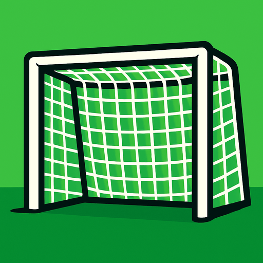 Futbol kalesi.
In-Game asset.  2d.  High contrast.  No shadows