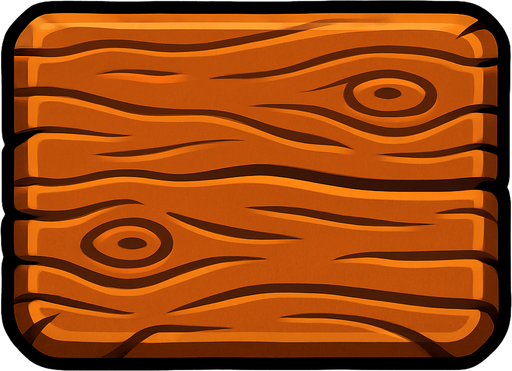 Ahşap tema.
In-Game asset.  2d.  High contrast.  No shadows