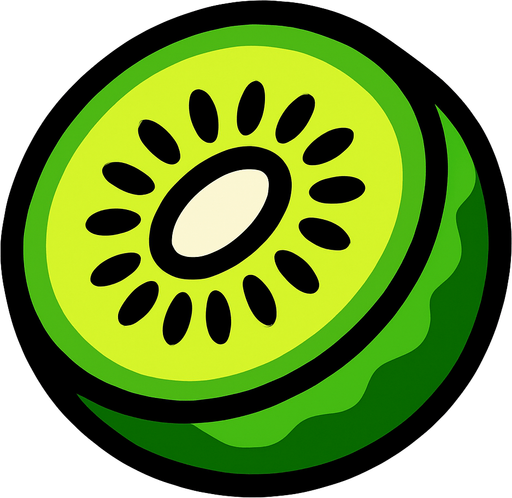 kiwi.
In-Game asset.  2d.  High contrast.  No shadows
