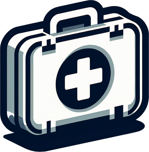 first aid.
Single Game Texture.  In-Game asset.  2d.  Blank background.  High contrast.  No shadows