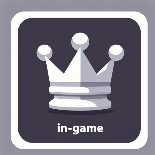 White crown.
Single Game Texture.  In-Game asset.  2d.  Blank background.  High contrast.  No shadows