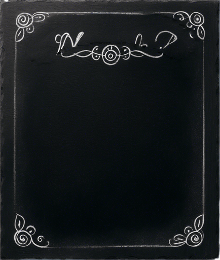 "NOVICE BLEND" handwritten in chalk
