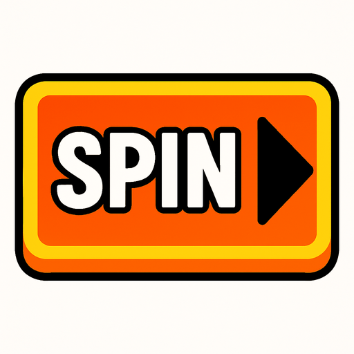 spin button.
In-Game asset.  2d.  High contrast.  No shadows