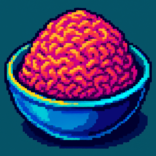 A ball of ground fish in a bowl.