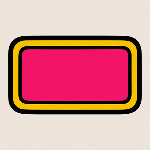 Rectangular button.
In-Game asset.  2d.  High contrast.  No shadows
