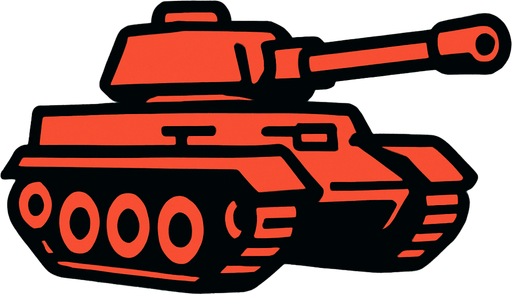 tank.
In-Game asset.  2d.  High contrast.  No shadows
