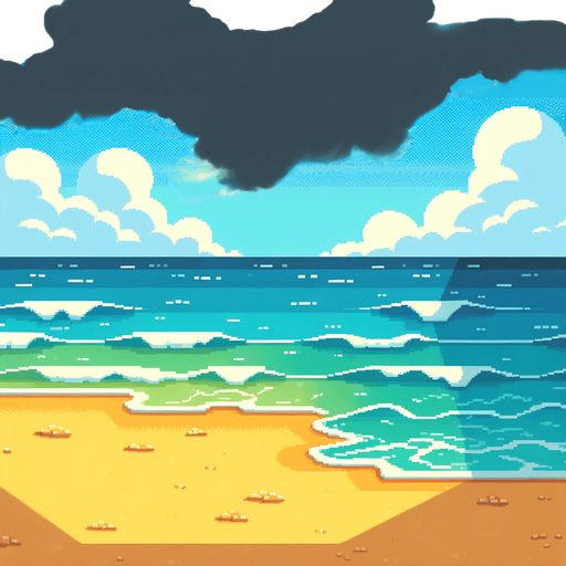 Remove those clouds and just paint it the color of the same light blue sky