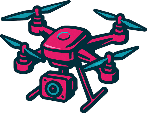 dron.
In-Game asset.  2d.  High contrast.  No shadows