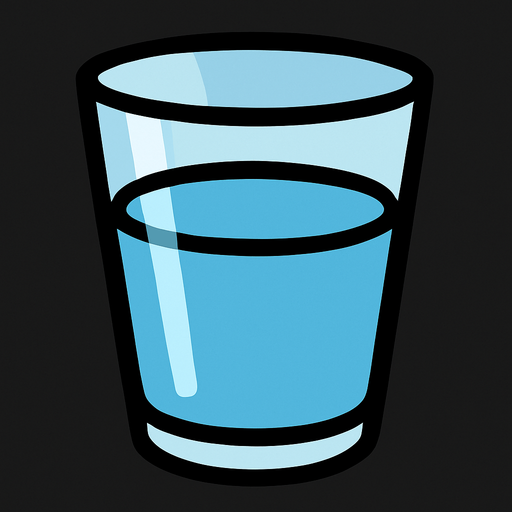 flat glass.
In-Game asset.  2d.  High contrast.  No shadows