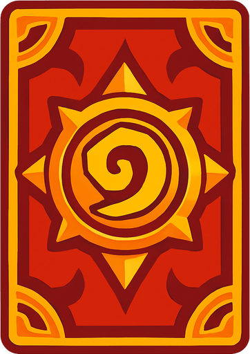 cardBack.
In-Game asset.  2d.  High contrast.  No shadows