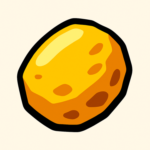 Sadece 1 Altın parçacığı.
In-Game asset.  2d.  High contrast.  No shadows