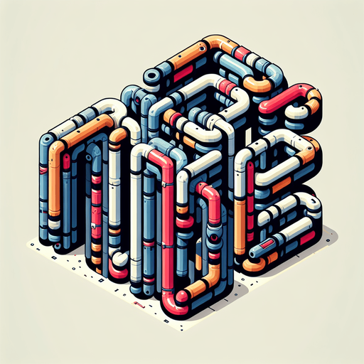 Text "Maze" written with pipe.

2020's mobile games style