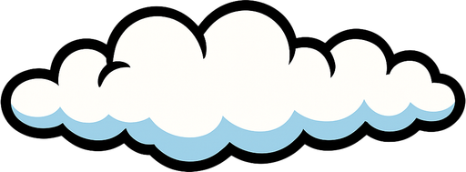 cloud 200x20.
In-Game asset.  2d.  High contrast.  No shadows