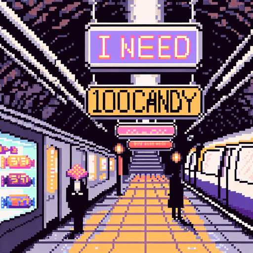 pixel under tale text= ı need 100Candy