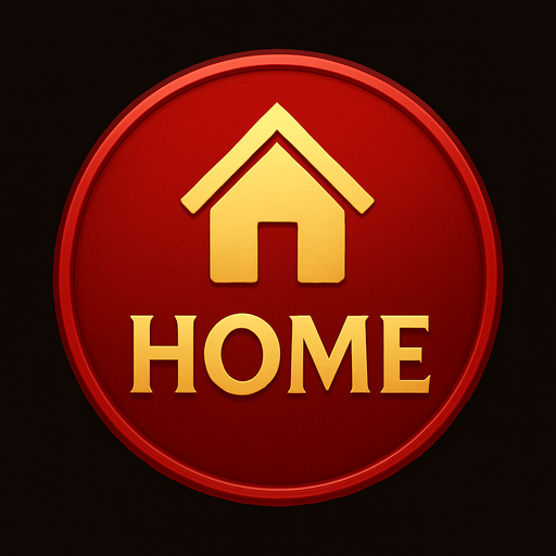 ¡Entendido! Si el botón "Home" se pierde en el fondo de la tragamonedas, necesitamos darle un estilo que lo haga destacar más, manteniendo la coherencia con "La Tentación Dorada". Aquí tienes un prompt con un enfoque diferente:

Prompt para Upit: Asset Botón "HOME" (Estilo Destacado)
"Crea un asset visual para un botón 'HOME' (Inicio) de casino de lujo, diseñado para destacar claramente en la interfaz de la tragamonedas.

Objetivo: Un botón fácilmente visible y reconocible para regresar al menú principal, con un estilo que contraste con el fondo de la tragamonedas pero que siga siendo elegante.

Diseño:

Forma: Un círculo o un óvalo con un color de base sólido y llamativo que contraste con los tonos oscuros y brillantes de la tragamonedas. Considera un rojo rubí intenso, un verde esmeralda brillante o un dorado más saturado.

Símbolo Central: Un icono de casa estilizado y elegante en blanco puro o dorado brillante, para que resalte sobre el color de base. También podría ser la palabra.
In-Game asset.  2d.  High contrast.  No shadows