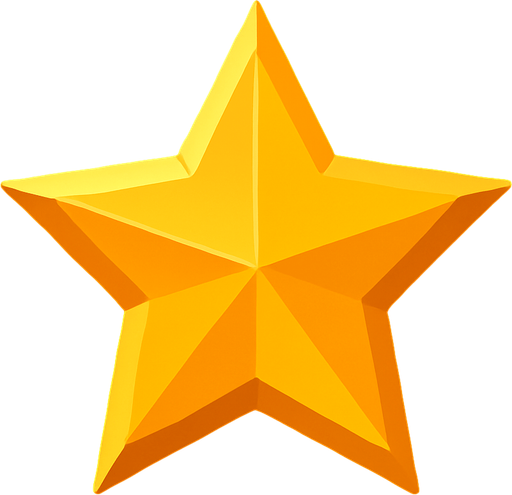 star.
In-Game asset.  2d.  High contrast.  No shadows