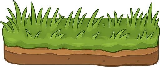 grass. No background. Transparent background. Blank background. No shadows. 2d. In-Game asset. flat