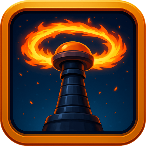 Не сильно отличающаяся башня но стреляет кольцом огня