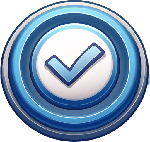 Replace the checkmark symbol with a question mark.