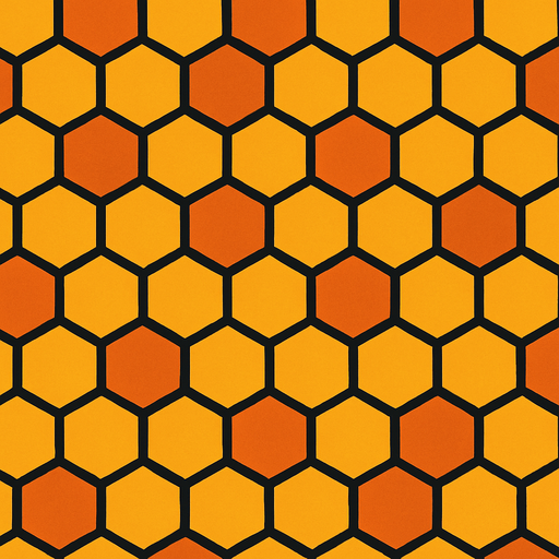 Fond d'écran ruche.
In-Game asset.  2d.  High contrast.  No shadows