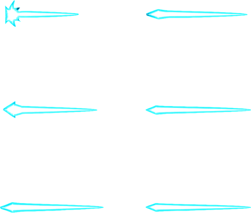 An animation sprite sheet for a solid laser beam. Cyan highlights..
In-Game asset.  2d.  High contrast.  No shadows