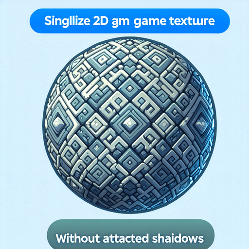 a similar image.
Single Game Texture.  In-Game asset.  2d.  Blank background.  High contrast.  No shadows