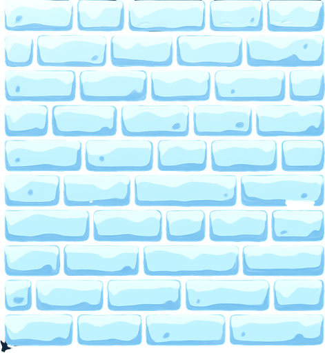 icy tower background without platforms, just walls.
In-Game asset.  2d.  High contrast.  No shadows