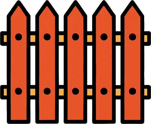 Çit.
In-Game asset.  2d.  High contrast.  No shadows