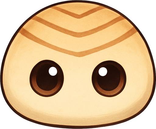 light coloured top down look for quick cute semi realistic round shaped anime enemy for basic animation like enemy. In-Game asset. 2d. High contrast. No shadows.
