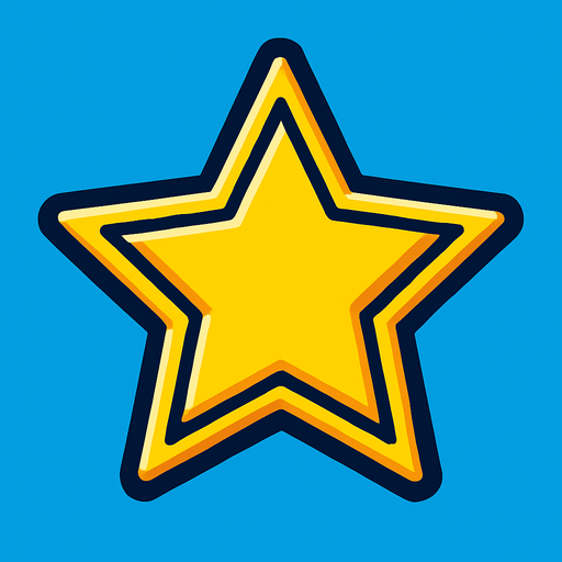 Star.
In-Game asset.  High contrast.  No shadows