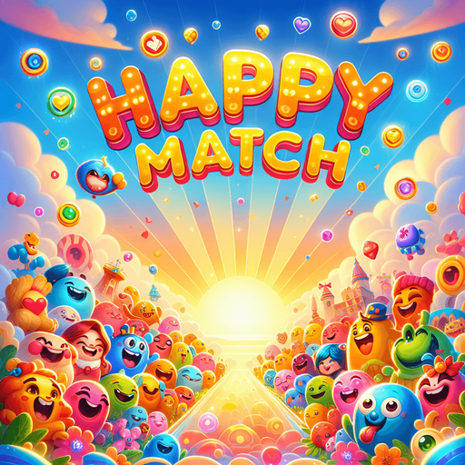 Game Banner for game called "Happy Match".
