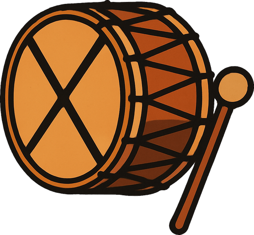 Davul.
In-Game asset.  2d.  High contrast.  No shadows