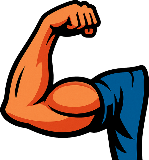 Le bras d'un mec.
In-Game asset.  2d.  High contrast.  No shadows