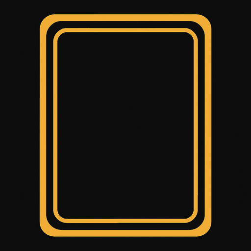 black card.
In-Game asset.  2d.  High contrast.  No shadows