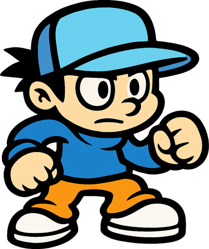 icy  tower guy.
In-Game asset.  2d.  High contrast.  No shadows