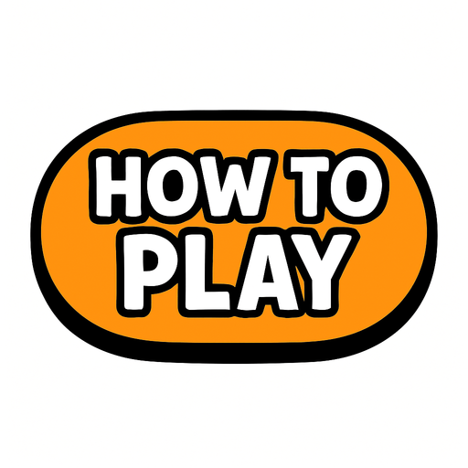 How to play button.
In-Game asset.  2d.  High contrast.  No shadows