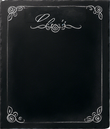 Word "ELIXIR" in chalk close to the top