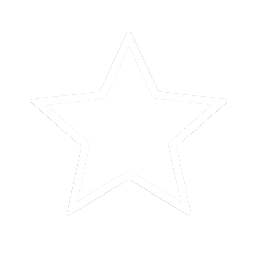 White star.
In-Game asset.  2d.  High contrast.  No shadows
