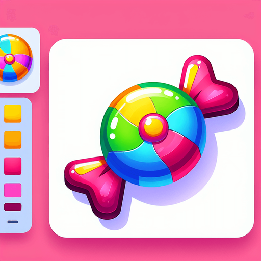 vietate caramelle.
Single Game Texture. In-Game asset. 2d. Blank background. High contrast. No shadows.