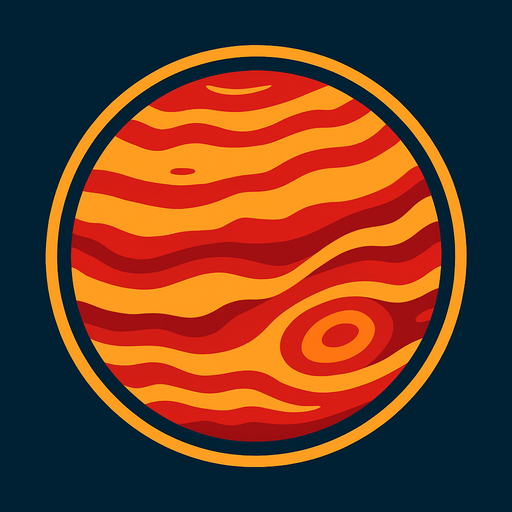 Jupiter.
In-Game asset.  2d.  High contrast.  No shadows