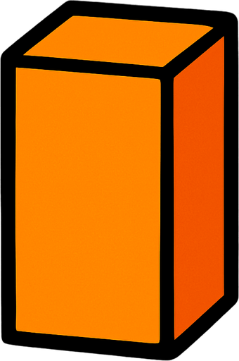 square bar.
In-Game asset.  2d.  High contrast.  No shadows