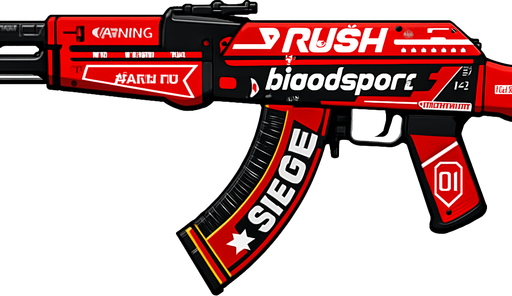 Cs2 deki ak 47 bloodsport skinini ekle.
In-Game asset.  2d.  High contrast.  No shadows