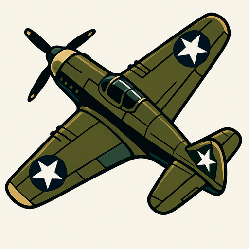 War plane.
In-Game asset.  2d.  High contrast.  No shadows
