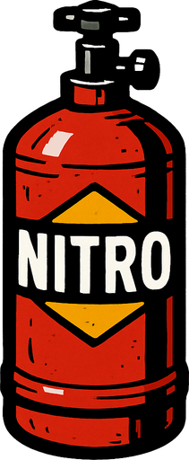 Nitro tüpü.
In-Game asset.  2d.  High contrast.  No shadows