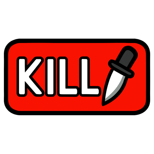 killButton among us.
In-Game asset.  2d.  High contrast.  No shadows
